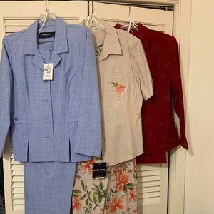 3 Suit Bundle - Petite 12 (1 NWT)